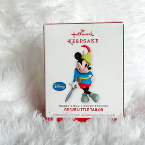 Hallmark Brave Little Tailor Mickey Mouse Disney Ornament 2013